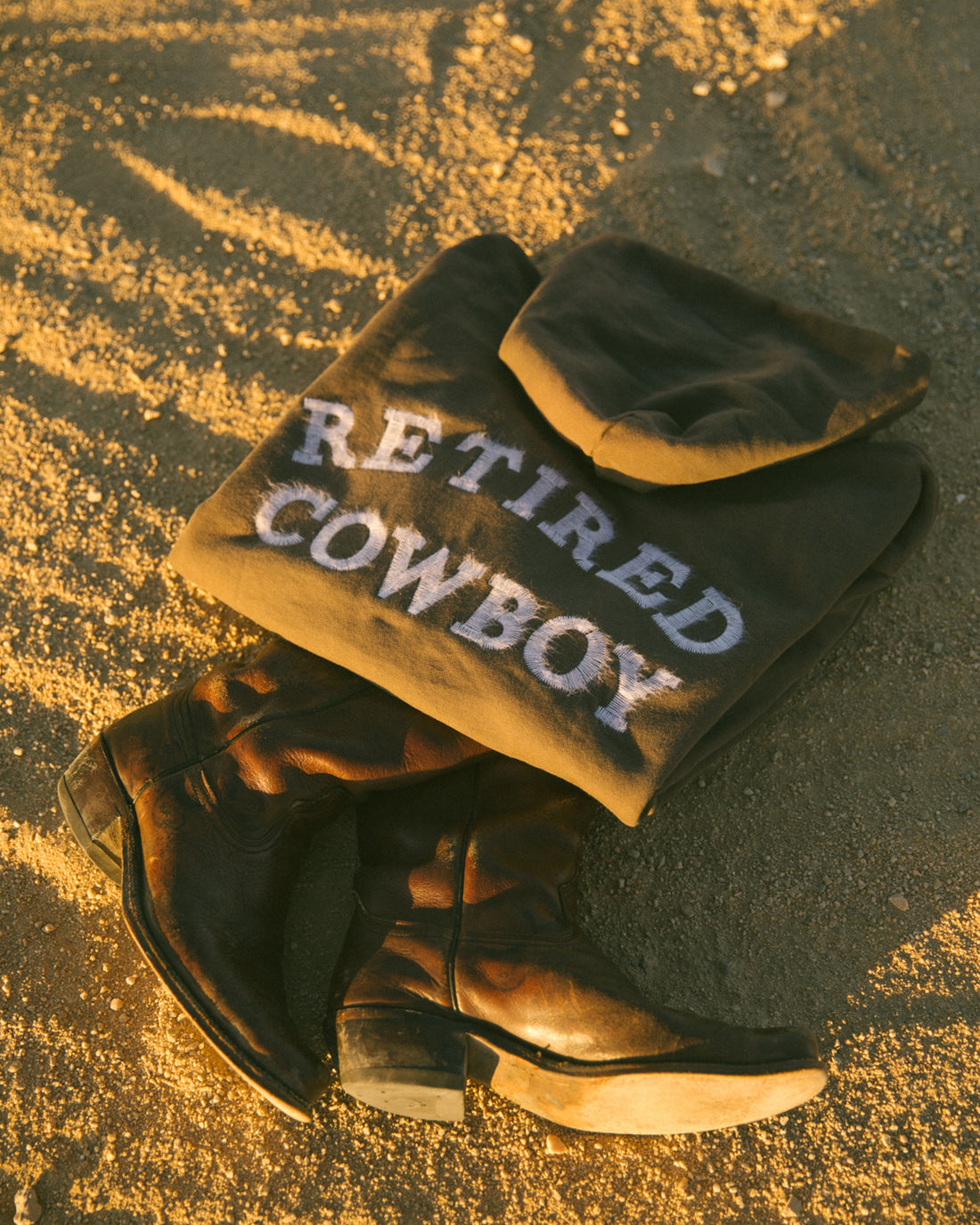 RETIRED COWBOY HOODY