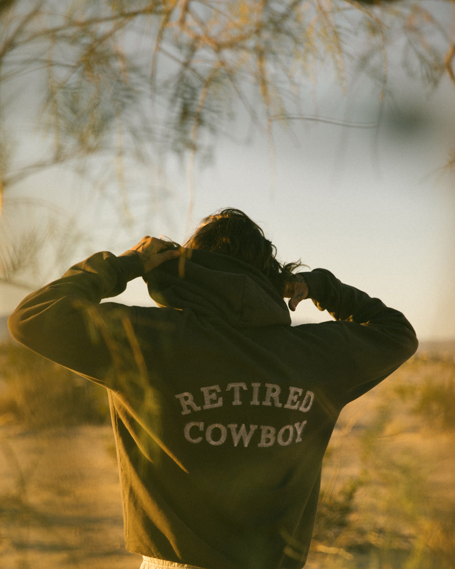 RETIRED COWBOY HOODY