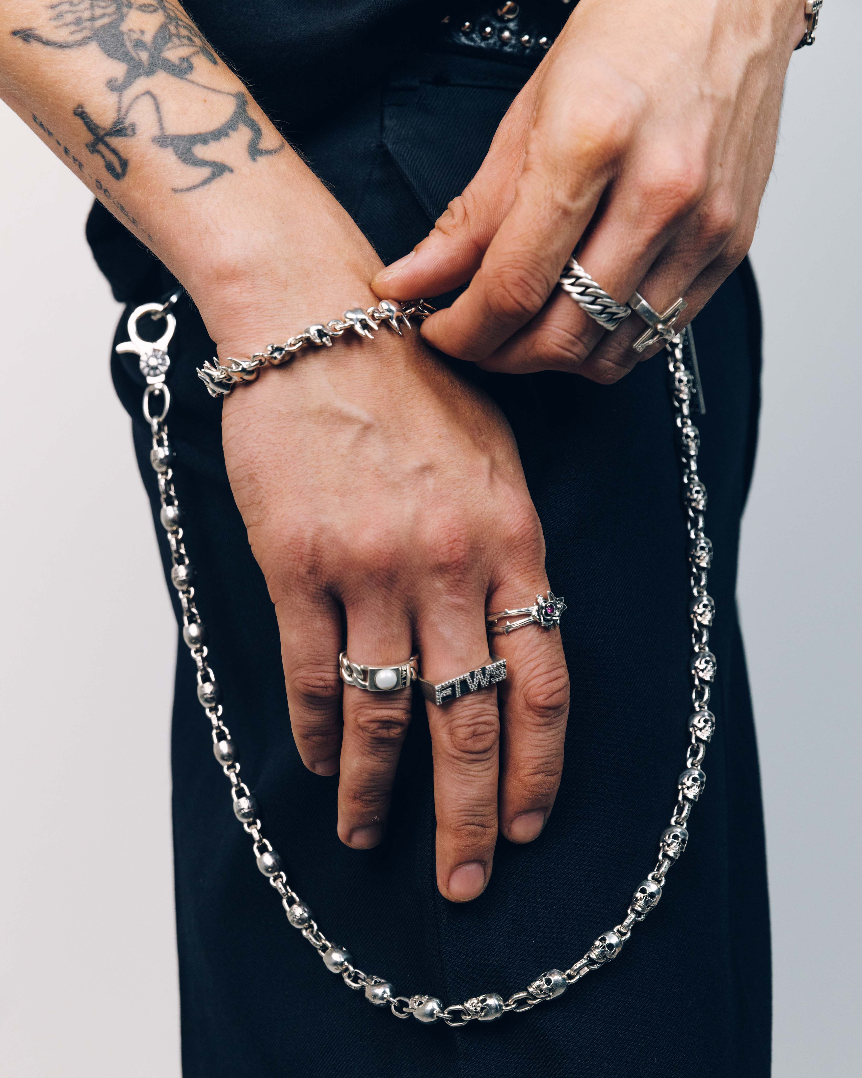 小物 JUDE \"Skull Wallet Chain\" Amazon.com: UNIQSUM Heavy Skull Wallet Chain Ethnic Biker